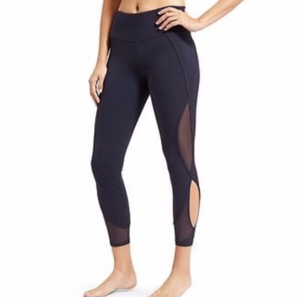 Athleta Mesh Salutation 7/8 Ankle Tight